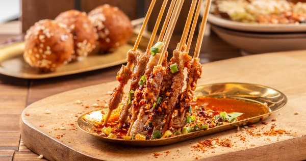 黄手艺冒菜小吃系列-牛肉小串