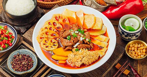 牛肉冒菜